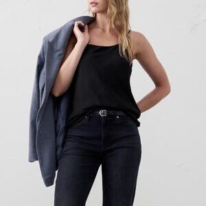 NEW Banana Republic Silky Fully Lined Cami Adjustable Straps Layering S/M